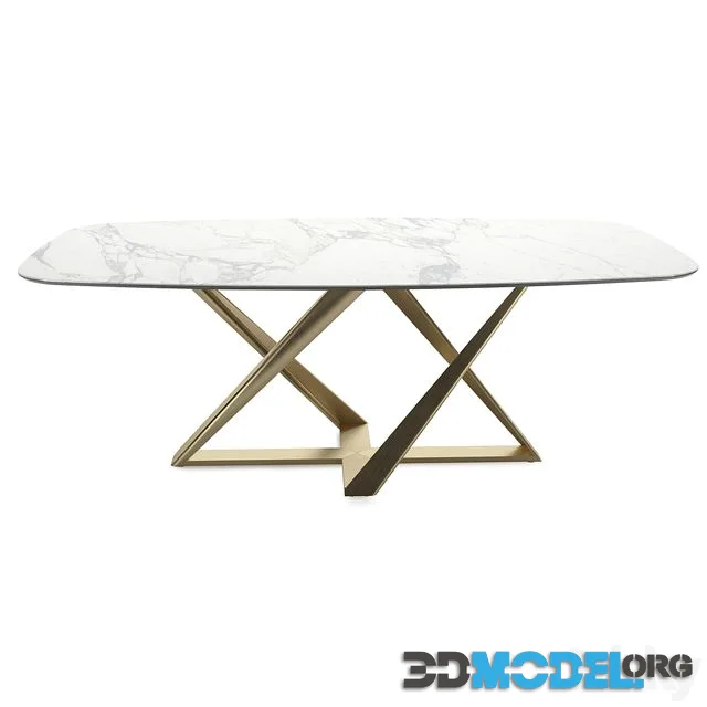 Italian Millennium Table by Bontempi Casa