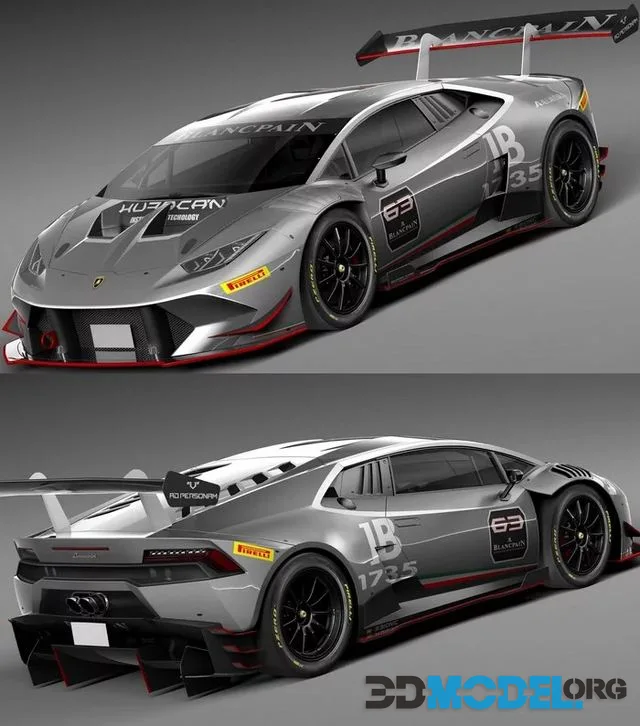 Lamborghini Huracan LP620-2 Super Trofeo 2015 (PBR)