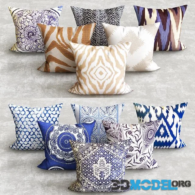 LANAI COLLECTION TRIBAL CIRCLE PILLOW