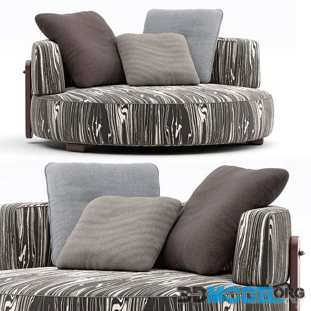 LOVESEAT Florida By Minotti