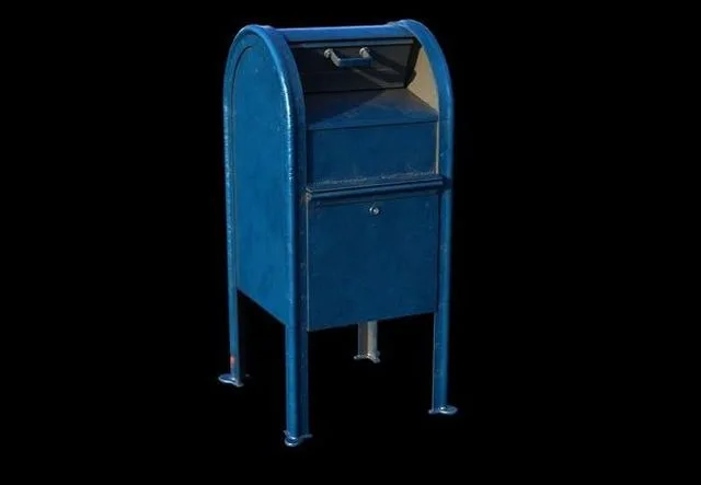 Mailbox mail box Low-poly (PBR)