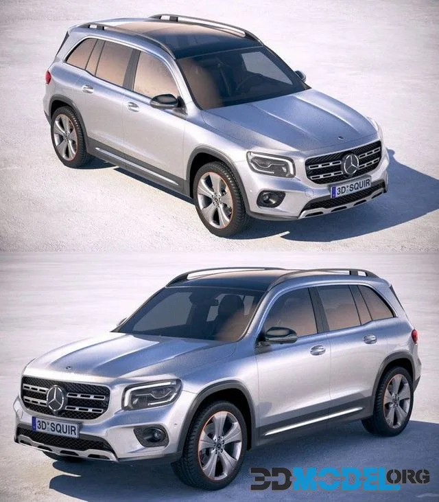 3D Model – Mercedes-Benz GLB 2020 (PBR)