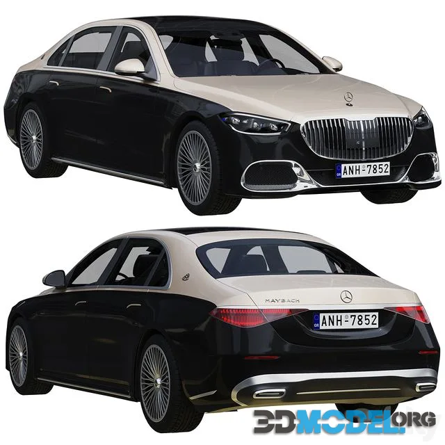 Mercedes-benz S-class Maybach 2021 (black)