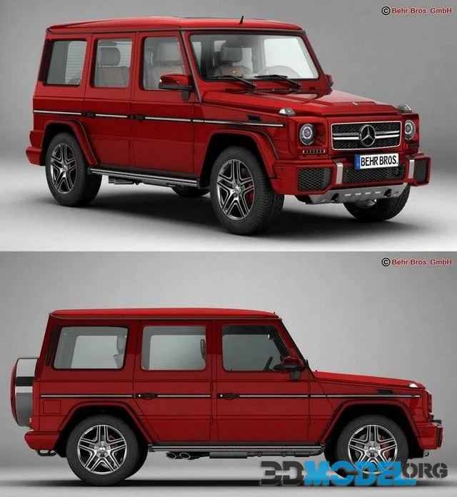 Mercedes G-Class AMG G65 2016 with HQ Interior (PBR)