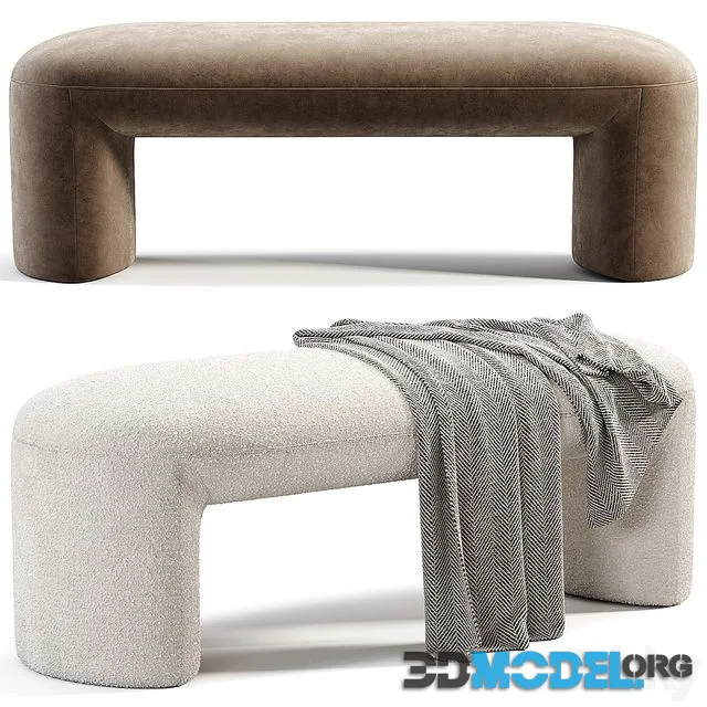 Mira Bench Pouf By Trithouse