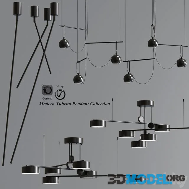 Modern Tubetto Pendant Collection