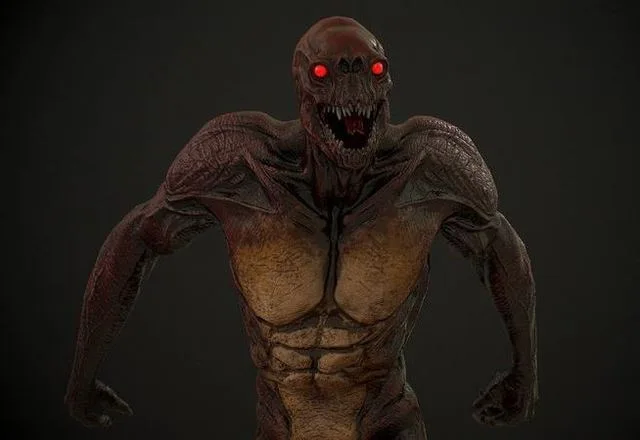 Monster Low-poly (PBR)