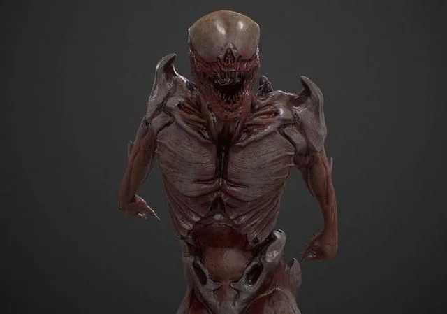 Mutant 2 Humanoid Monster Low-poly (PBR)