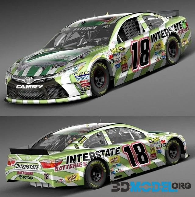 NASCAR Toyota Camry Interstate Kyle Bush 2015 (PBR)
