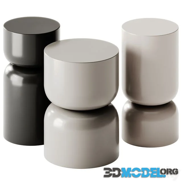 Nordal Amina and Matka Side Tables by Westwing Collection