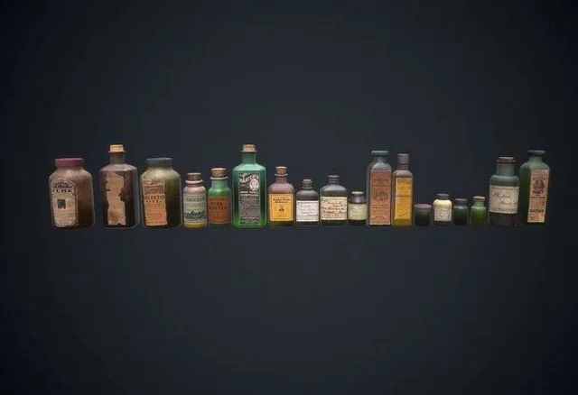 Old Jars Low-poly (PBR)