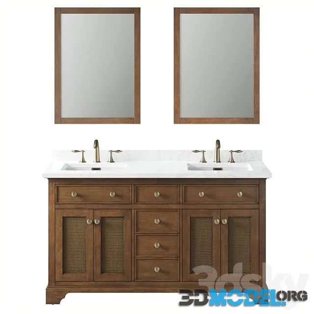 OVE Ophelia 60 Almond Latte Vanity