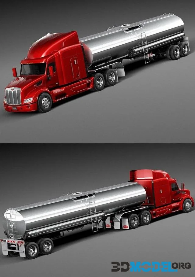 Peterbilt 579 Semi Truck Tanker 2012 (PBR)