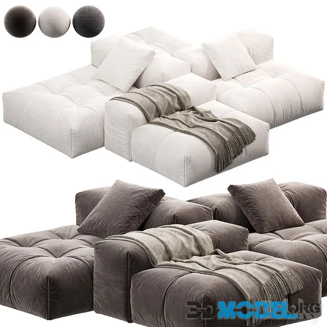 PIXEL Sofa by Saba Italia, sofas (3 color)