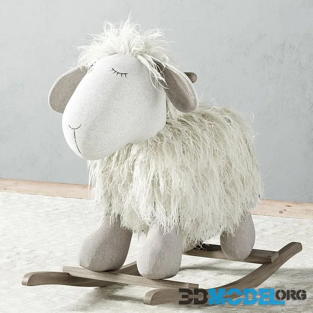 Plush Rocking Lamb