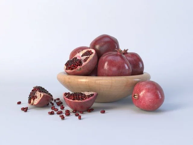 Pomegranate Low-poly (PBR)