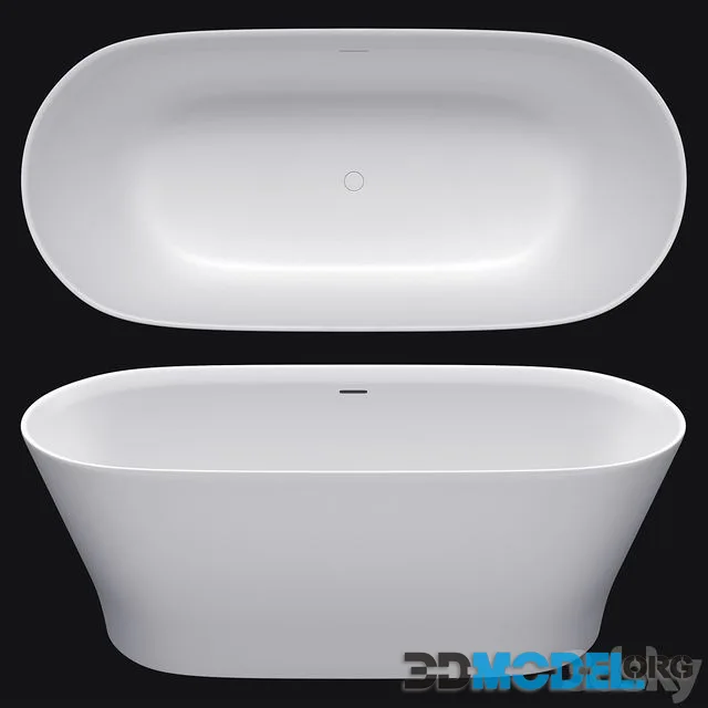 Porcelanosa SLIM _ freestanding bathtub