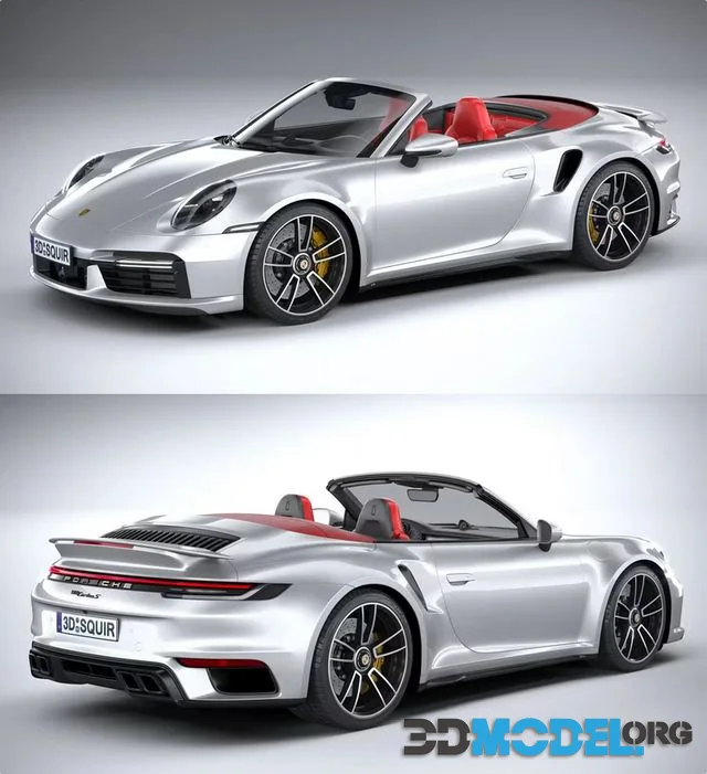 Porsche 911 Turbo S Cabrio 2021 car (PBR)