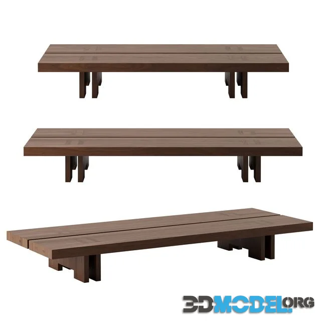 Rift Coffee Table Wood
