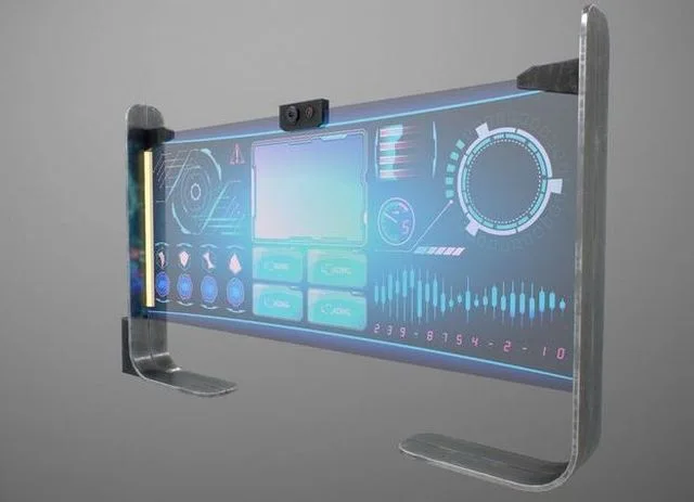 Sci-fi Monitor11 Low-poly (PBR)
