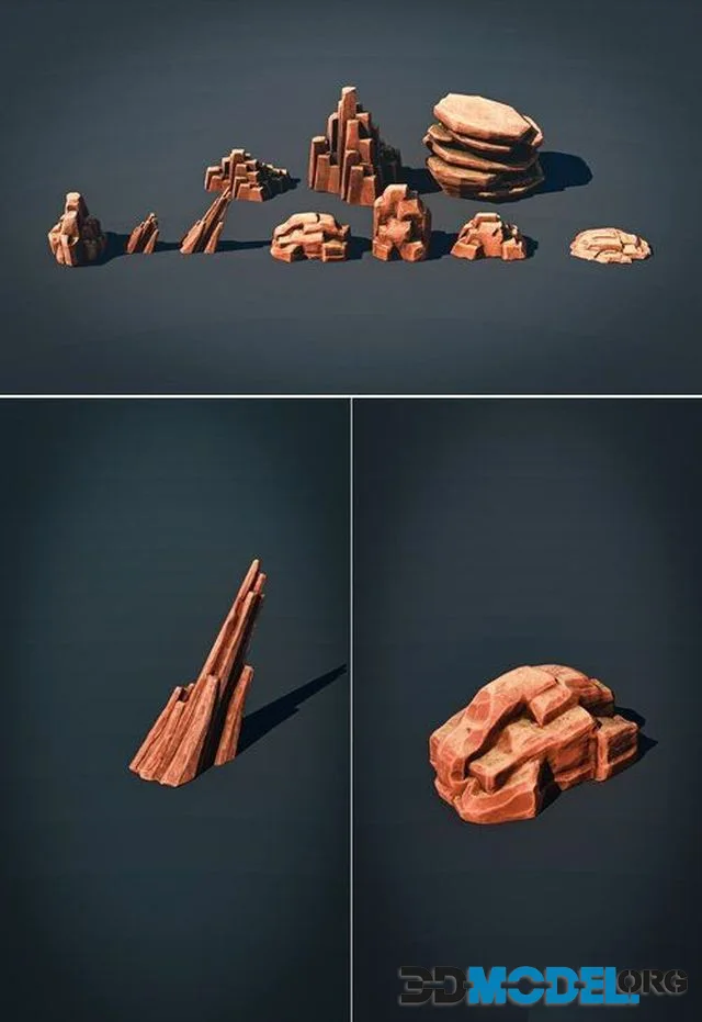 Stylized Rocks Pack (PBR)
