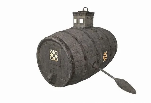Submarine Low-poly (PBR)