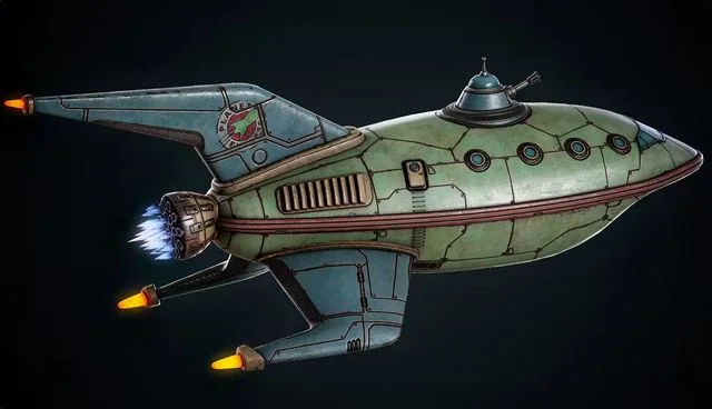 The Futurama Planet Express Ship (PBR)