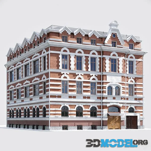 The restored building at the address ul. B.Yakimanka 29