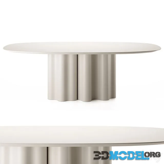 THEATRO MAGICO Oval table by Saba Italia