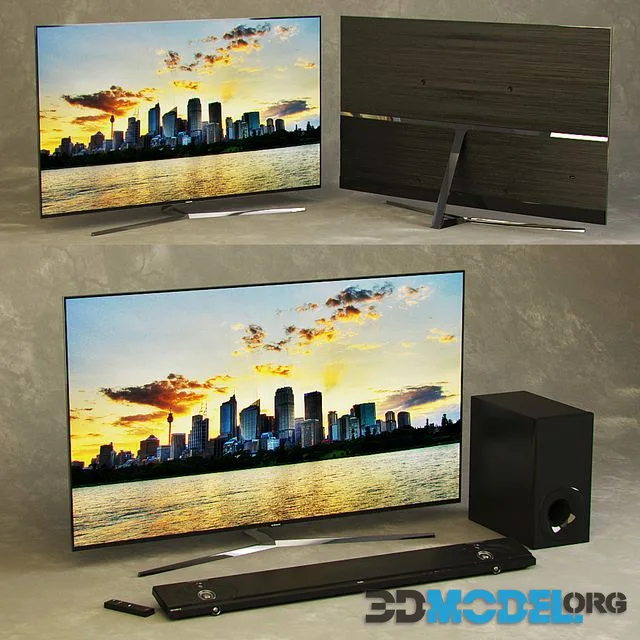 TV SAMSUNG UE55KS8000 55-inch Smart TV SUHD. Sound Projector SONY HT-NT5
