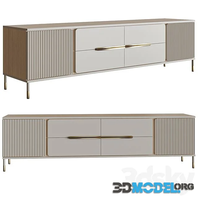 TV Stand Glam TV Media Console