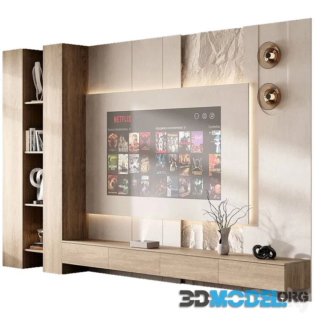 TV Wall set 003