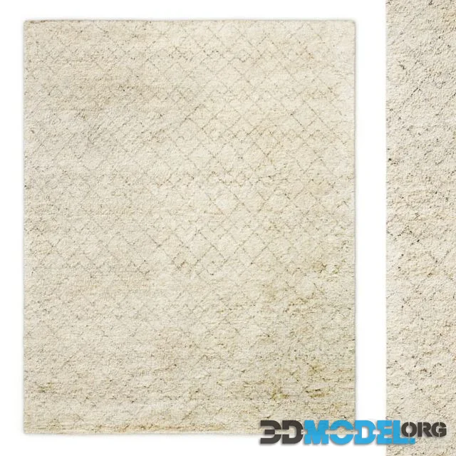 Verso Moroccan Hand-Knotted Wool Rug RH