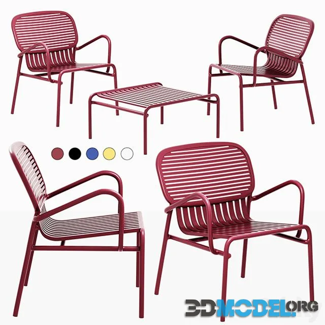 Week-End Outdoor Armchair + Outdoor Coffee Table
