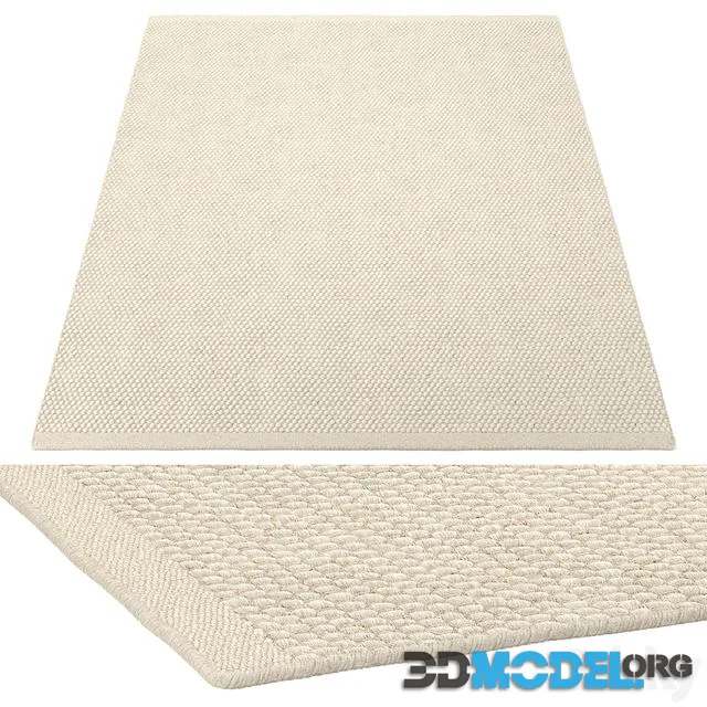 Wool Rug Rocco White