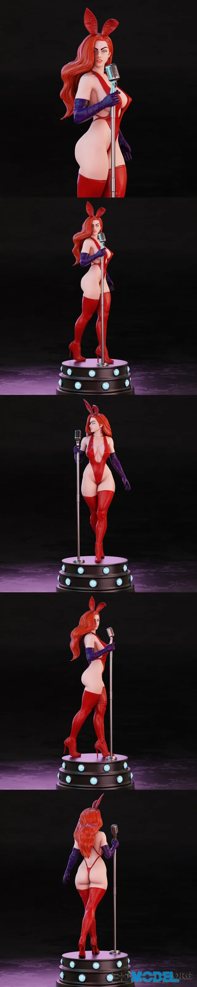 BrunoArt3D - Jessica Rabbit bunny – Printable