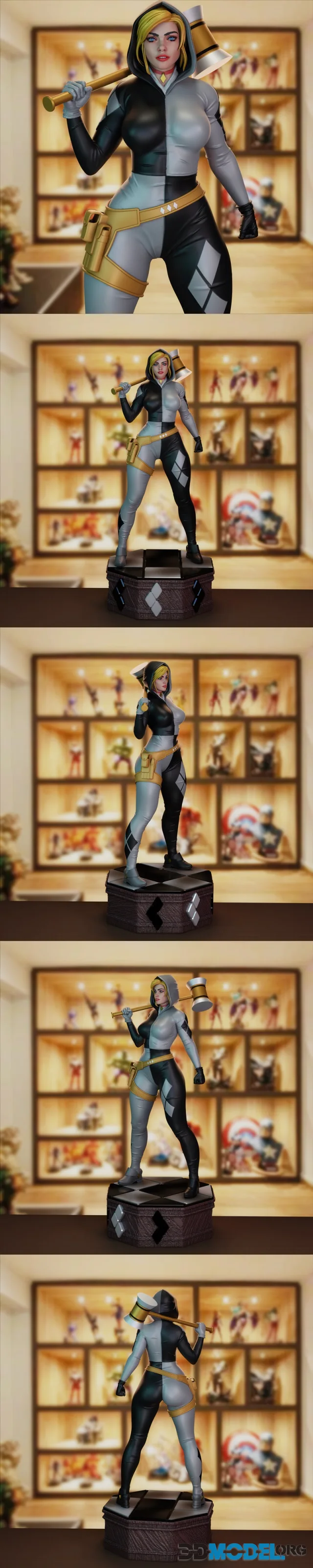 BrunoArt3D - Harley Noir – Printable