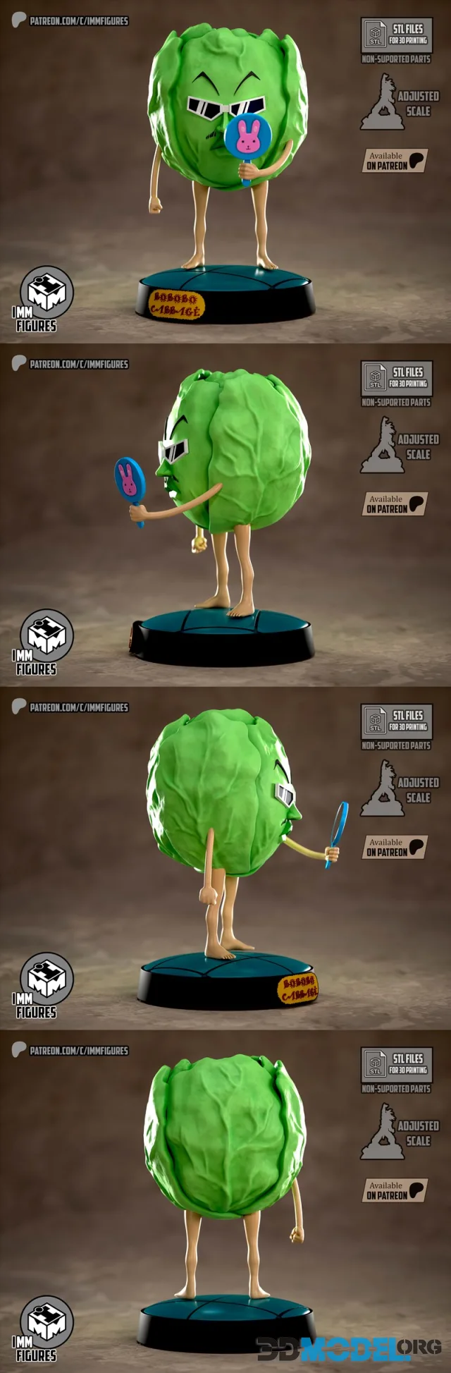 IMM Figures - Bobobo Cabbage – Printable