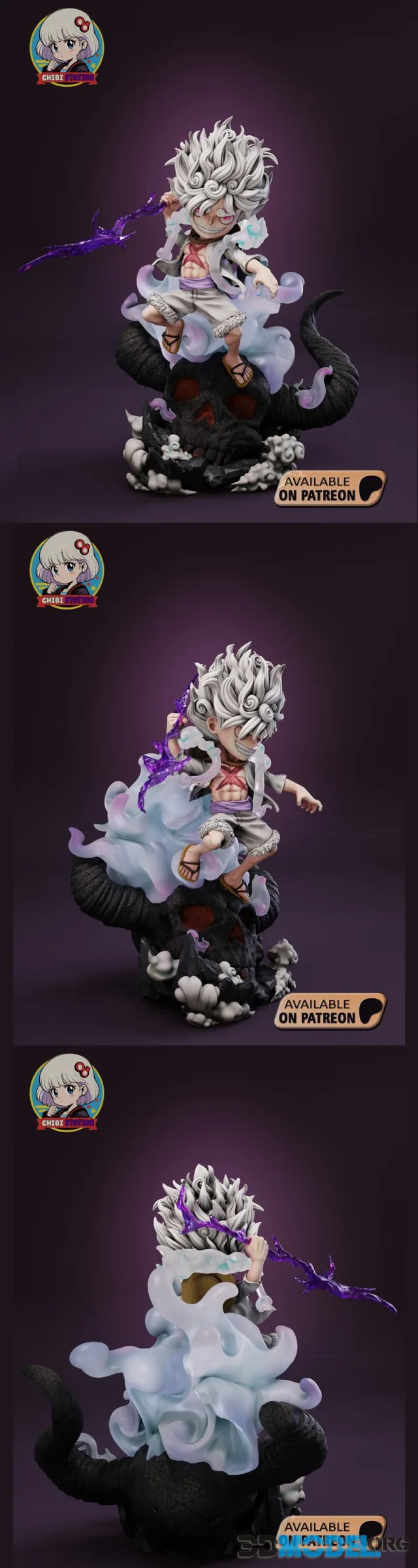 Chibi Station - Luffy – Printable