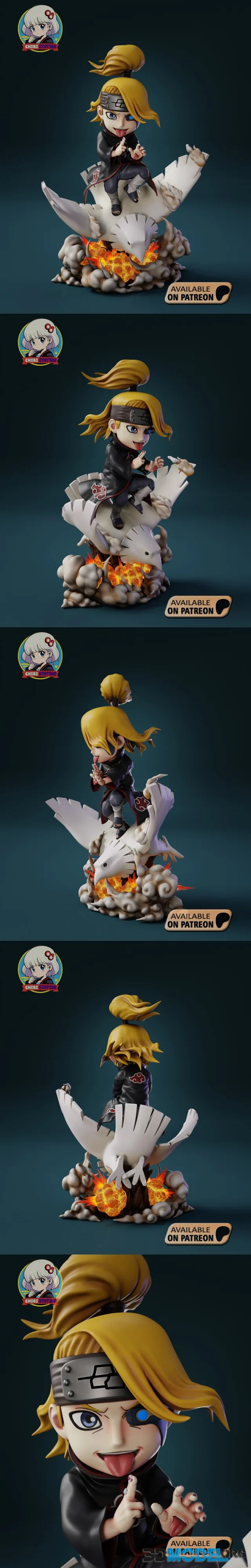 Chibi Station - Deidara – Printable