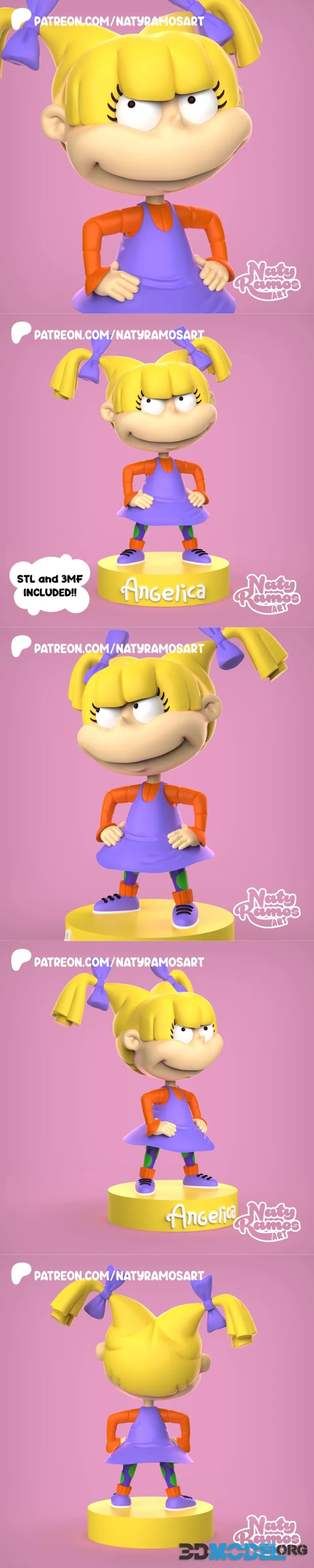 Angelica - Rugrats – Printable