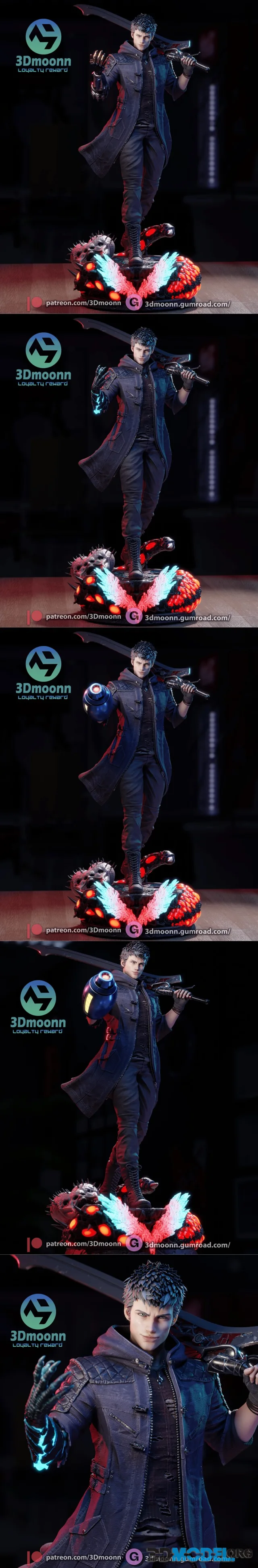 3Dmoonn - Devil May Cry - Nero – Printable