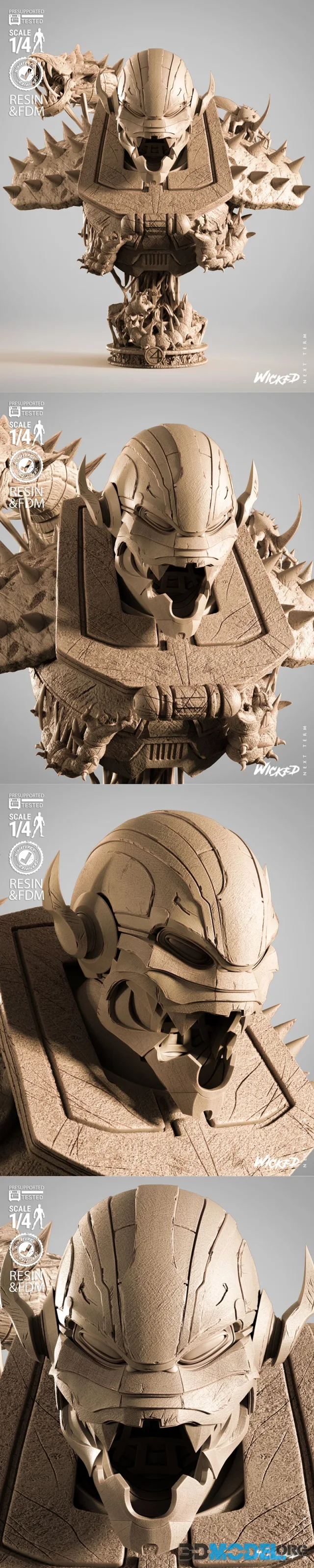 WICKED - Annihilus Portrait Bust – Printable
