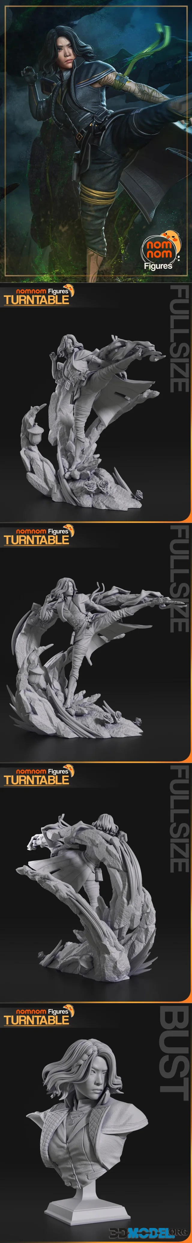 Nomnom Figures - Lune - Clair Obscur - Expedition 33 – Printable