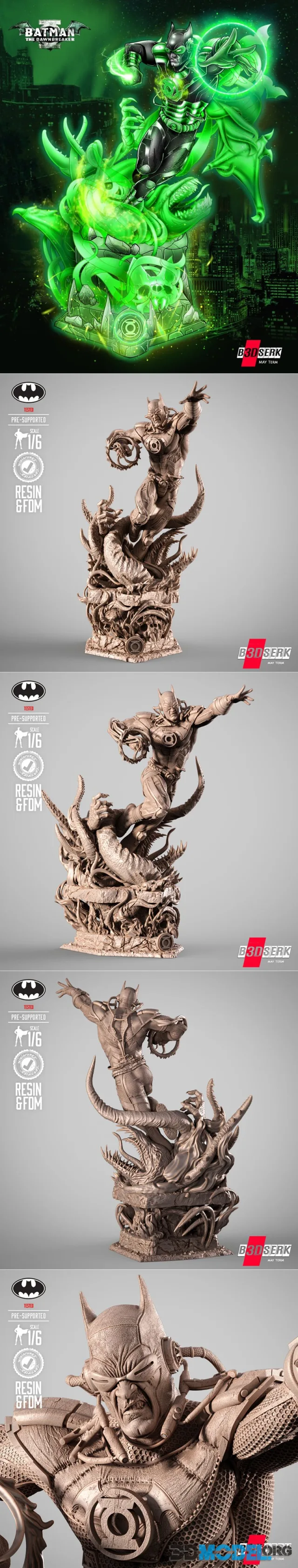 B3DSERK - Dawnbreaker Sculpture – Printable