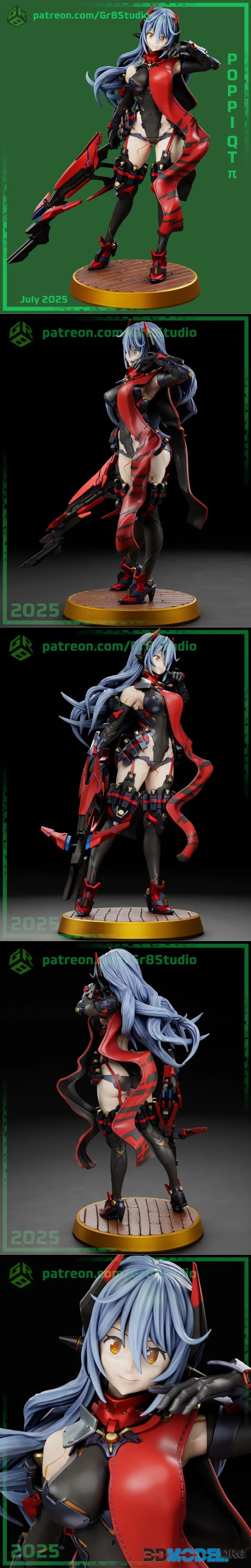 Gr8Tech - Xenoblade - Poppi QT Pi – Printable