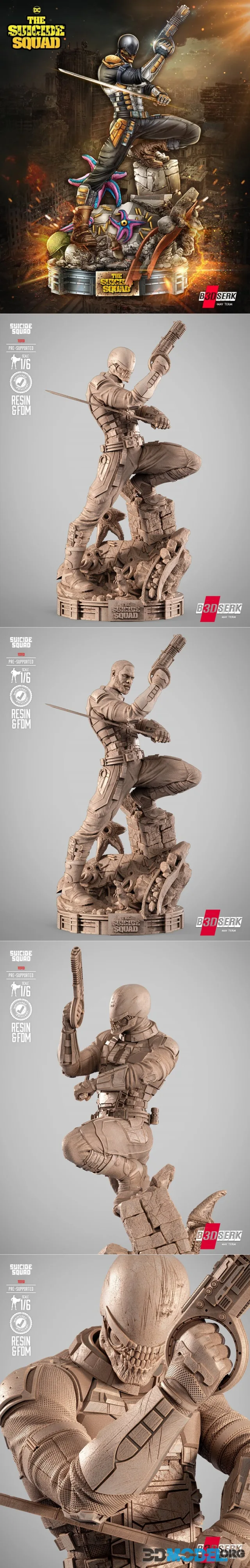 B3DSERK - Bloodsport Sculpture – Printable