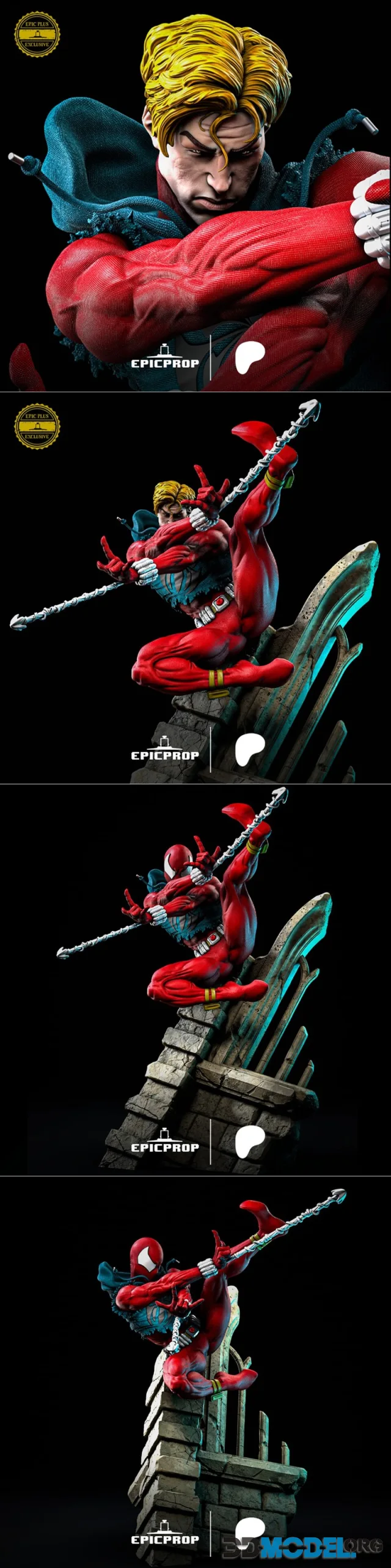 Epic Prop - Scarlet Spider man – Printable