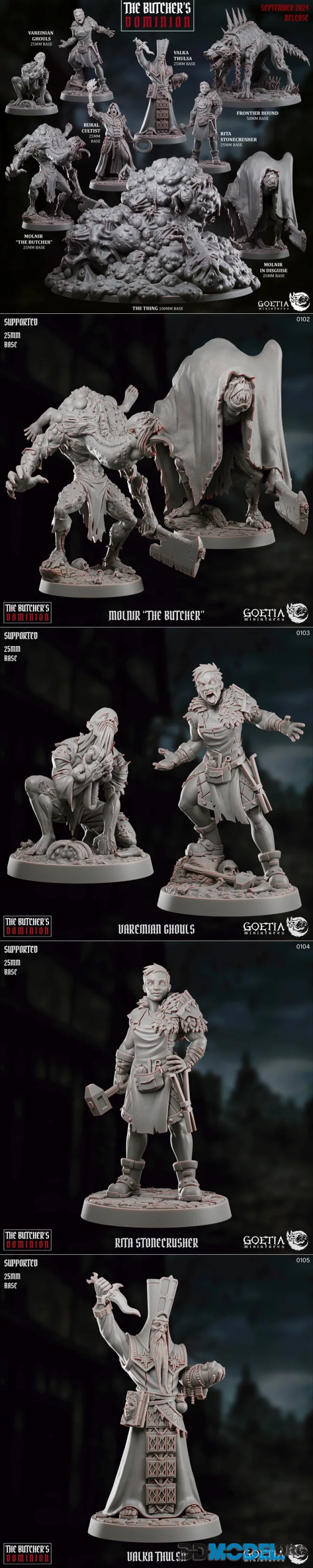 Goetia Miniatures - The Butcher's Dominion – Printable