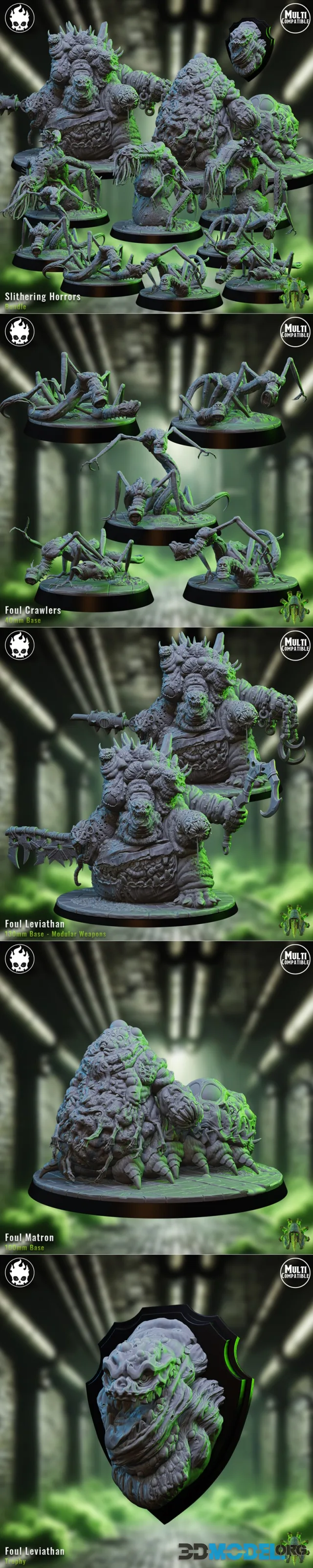 Fleshcraft Studio - Slithering Horrors – Printable